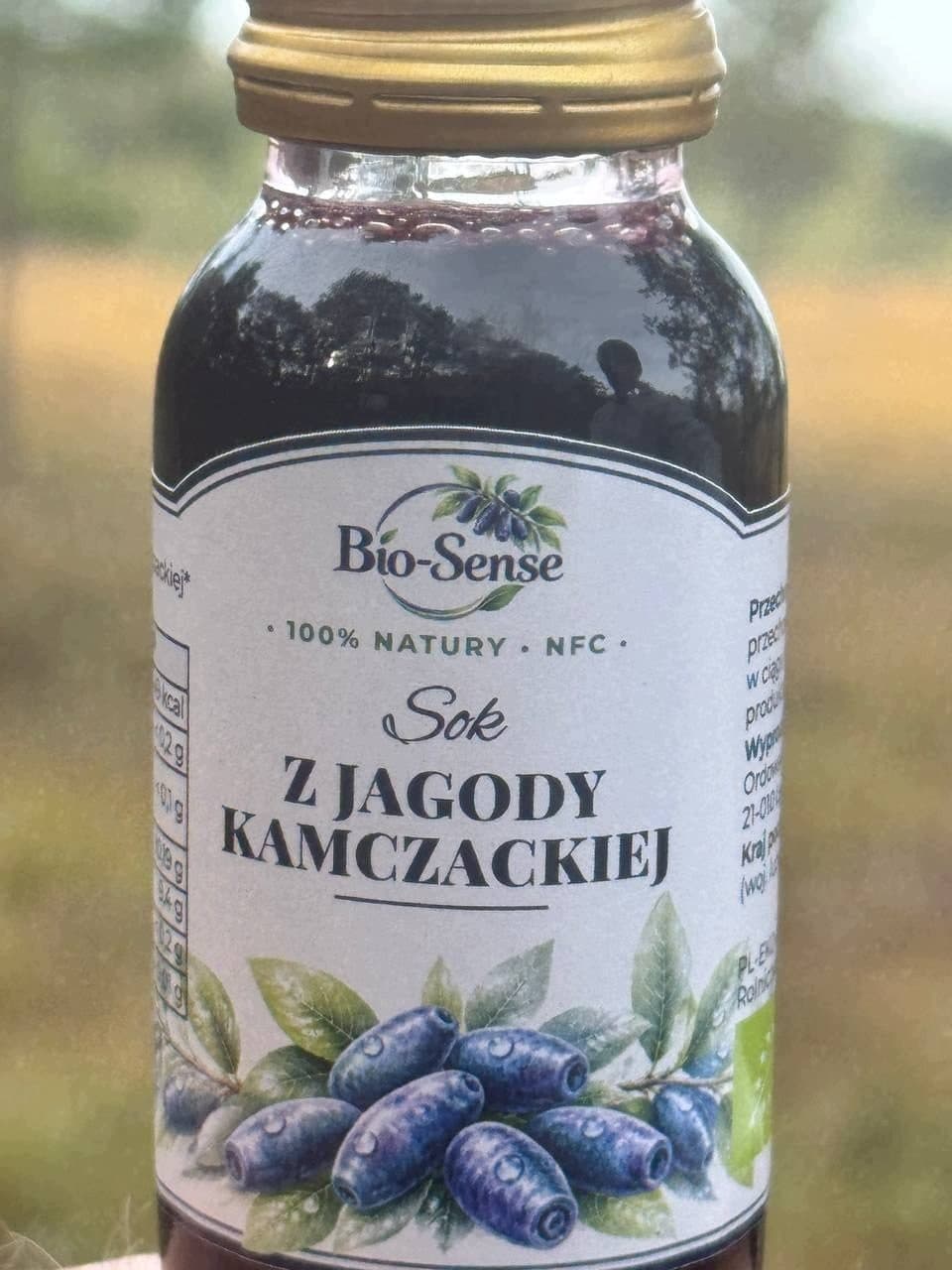 Sok z jagody kamczackiej — naturalny 60ml (shot)