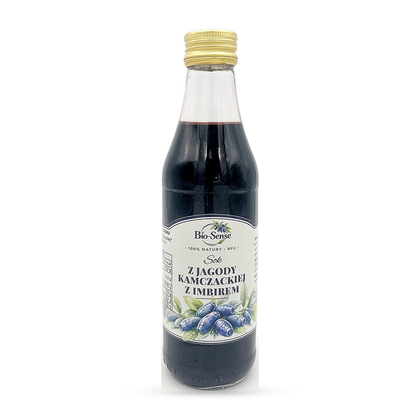 Sok z jagody kamczackiej z imbirem 250ml
